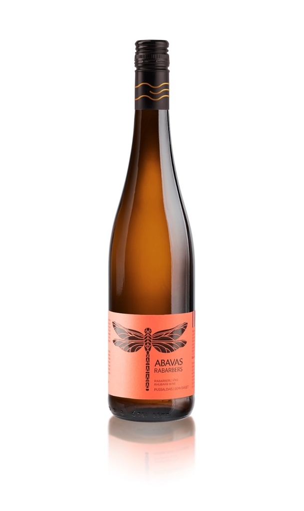 Abavas Semi Sweet Rhubarb Wine 75cl