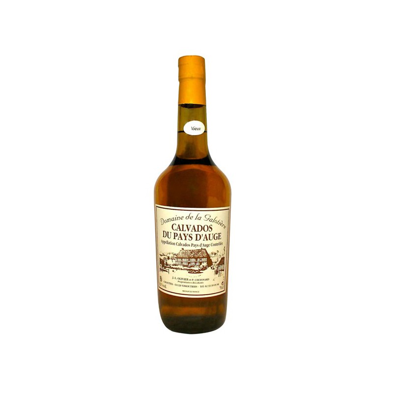 [CALGAL01] La Galotière Calvados Vieux 3-4 ans biologique 70cl 